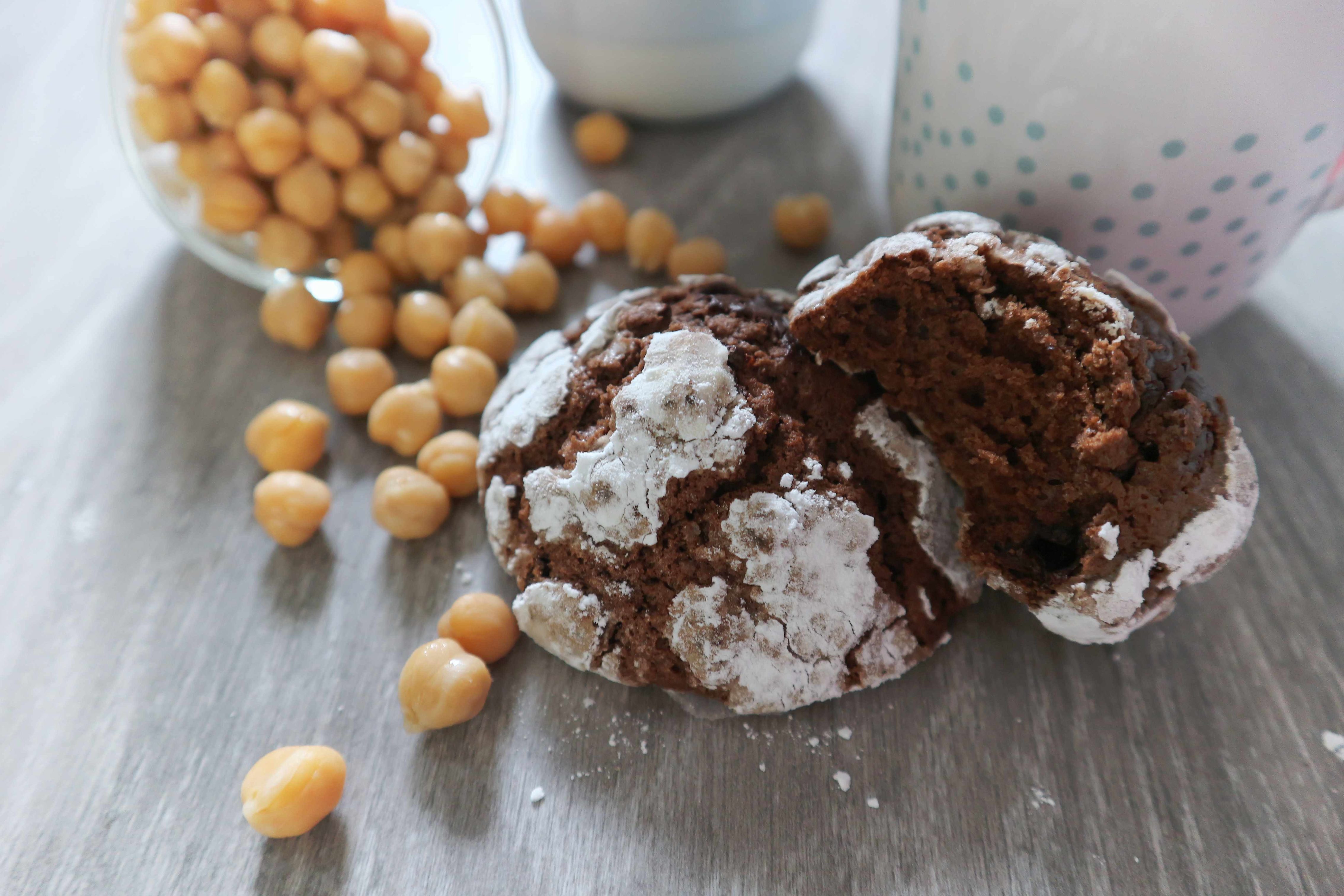 Kichererbsen Kekse – schokoladig durch und durch